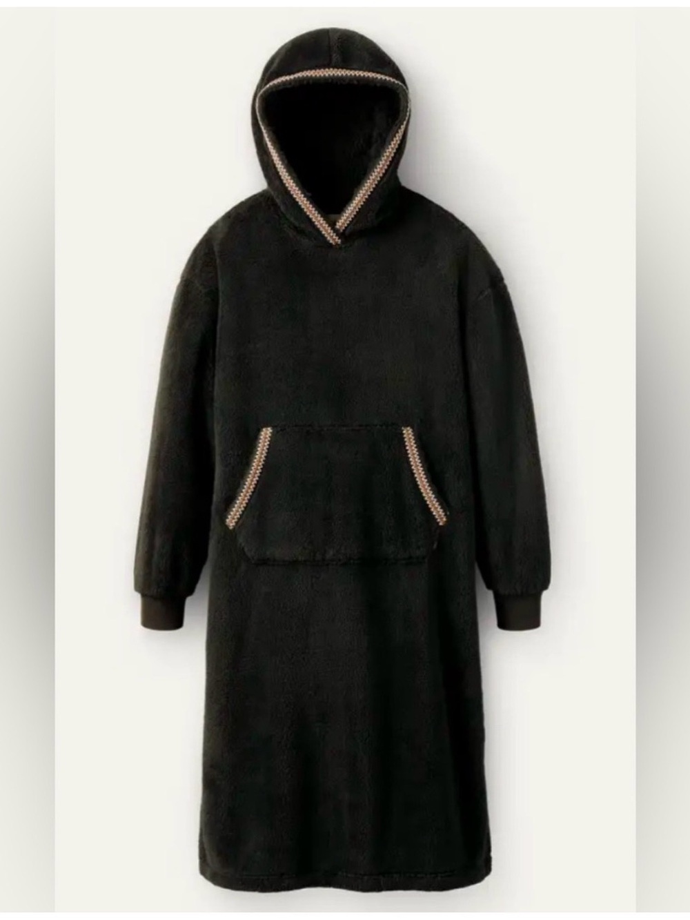 Ugg Unisex Uggfluff Oversized Hoodie Charcoal Black S/M